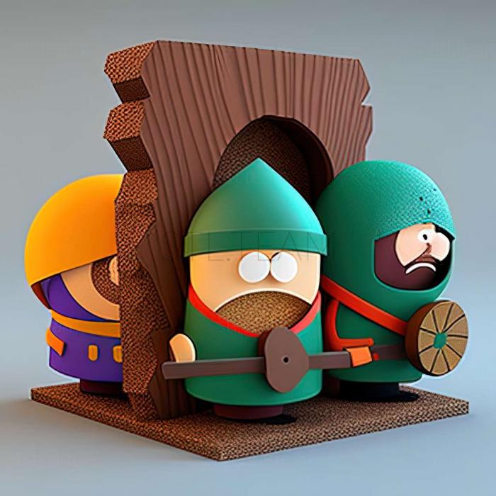 3D model South Park Lets Go Tower Defense Play game (STL)
